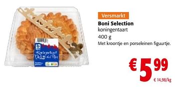 Promoties Boni selection koningentaart - Boni - Geldig van 02/01/2023 tot 10/01/2023 bij Colruyt