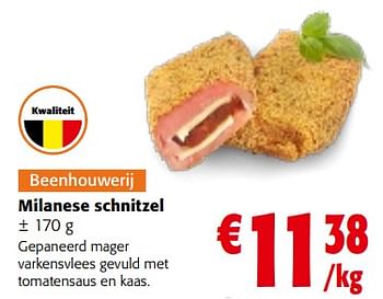 Promoties Milanese schnitzel - Huismerk - Colruyt - Geldig van 02/01/2023 tot 10/01/2023 bij Colruyt