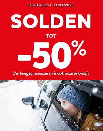 Promotions Solden tot - 50% - Produit maison - Auto 5  - Valide de 04/01/2023 à 07/03/2023 chez Auto 5