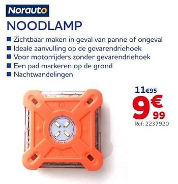 Promoties Noodlamp - Norauto - Geldig van 04/01/2023 tot 07/03/2023 bij Auto 5