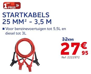 Promoties Startkabels - Huismerk - Auto 5  - Geldig van 04/01/2023 tot 07/03/2023 bij Auto 5