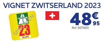 Promoties Vignet zwitserland 2023 - Huismerk - Auto 5  - Geldig van 04/01/2023 tot 07/03/2023 bij Auto 5