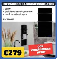 Infrarood badkamerradiator-Huismerk - Bouwcenter Frans Vlaeminck
