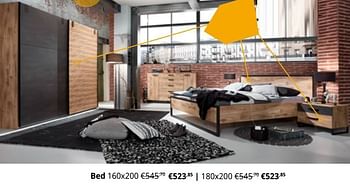 Promoties Bed - Huismerk - Ygo - Geldig van 05/01/2023 tot 31/01/2023 bij Ygo