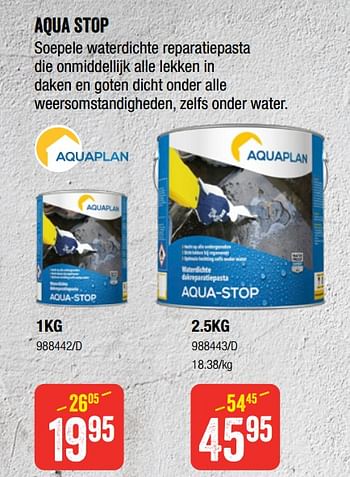 Promoties Aqua stop - Aquaplan - Geldig van 05/01/2023 tot 22/01/2023 bij HandyHome