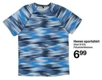 Promoties Heren sportshirt - Huismerk - Zeeman  - Geldig van 07/01/2023 tot 13/01/2023 bij Zeeman
