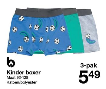 Promoties Kinder boxer - Huismerk - Zeeman  - Geldig van 07/01/2023 tot 13/01/2023 bij Zeeman