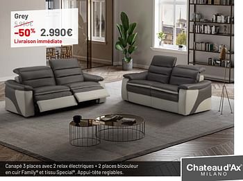 Promotions Grey - Produit maison - Chateau d'Ax - Valide de 03/01/2023 à 31/01/2023 chez Chateau d' Ax