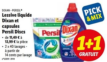 Promotions Lessive liquide - Produit maison - Lidl - Valide de 15/01/2023 à 21/01/2023 chez Lidl