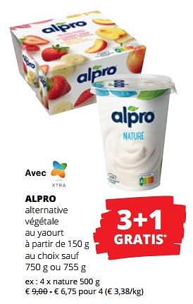 Promotions Alpro alternative végétale au yaourt nature - Alpro - Valide de 12/01/2023 à 25/01/2023 chez Spar (Colruytgroup)