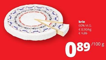 Promotions Brie - Produit Maison - Spar Retail - Valide de 12/01/2023 à 25/01/2023 chez Spar (Colruytgroup)