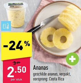 Promoties Ananas - Huismerk - Aldi - Geldig van 16/01/2023 tot 21/01/2023 bij Aldi