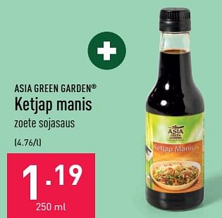 Promoties Ketjap manis - Asia Green Garden - Geldig van 18/01/2023 tot 27/01/2023 bij Aldi