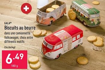 Promotions Biscuits au beurre - Gala - Valide de 20/01/2023 à 27/01/2023 chez Aldi