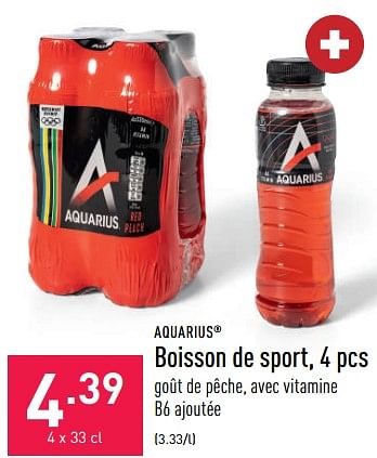 Promotions Boisson de sport - Aquarius - Valide de 20/01/2023 à 27/01/2023 chez Aldi