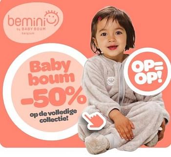 Promotions Baby boum -50% op de volledige collectie! - Baby Boum - Valide de 09/01/2023 à 19/02/2023 chez Happyland