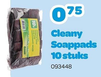 Promoties Cleany soappads - Cleany - Geldig van 09/01/2023 tot 19/02/2023 bij Happyland
