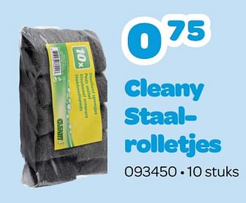 Promoties Cleany staalrolletjes - Cleany - Geldig van 09/01/2023 tot 19/02/2023 bij Happyland