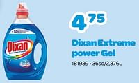 Promoties Dixan extreme power gel - Dixan - Geldig van 09/01/2023 tot 19/02/2023 bij Happyland