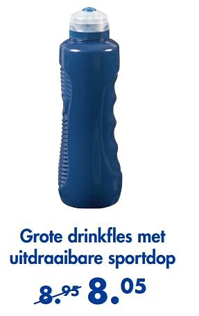 Promoties Grote drinkfles met uitdraaibare sportdop - Sistema - Geldig van 02/01/2023 tot 02/02/2023 bij Casa