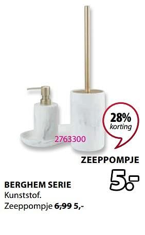 Promoties Berghem zeeppompje - Huismerk - Jysk - Geldig van 09/01/2023 tot 31/01/2023 bij Jysk