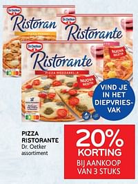 Pizza ristorante dr. oetker 20% korting bij aankoop van 3 stuks-Dr. Oetker