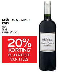 Château quimper 2019 rood 20% korting bij aankoop van 1 fles-Rode wijnen