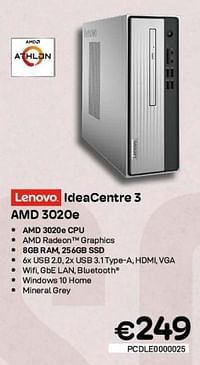 Lenovo ideacentre 3 amd 3020e-Lenovo
