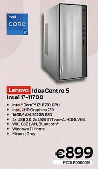 Lenovo ideacentre 5 intel i7-11700-Lenovo