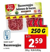 Baconreepjes-Saint Alby
