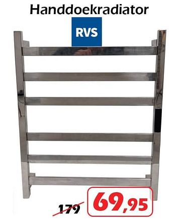 Promoties Handdoekradiator - Huismerk - Itek - Geldig van 05/01/2023 tot 29/01/2023 bij Itek