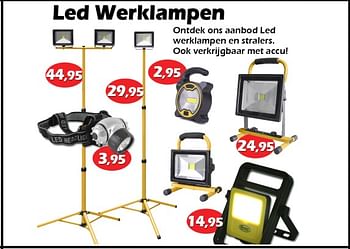 Promoties Led werklampen - Huismerk - Itek - Geldig van 05/01/2023 tot 29/01/2023 bij Itek