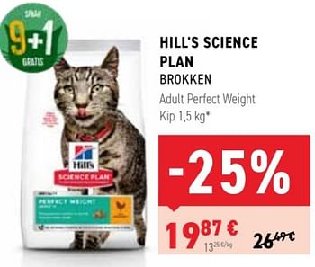 Promoties Hill`s science plan brokken - Hill's - Geldig van 11/01/2023 tot 22/01/2023 bij Tom&Co