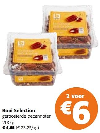Promoties Boni selection geroosterde pecannoten - Boni - Geldig van 11/01/2023 tot 24/01/2023 bij Colruyt