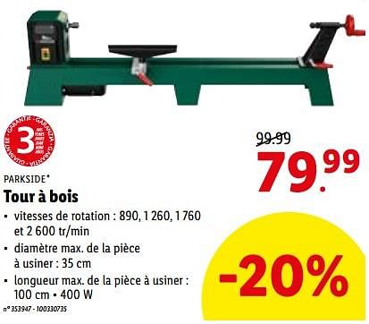 Parkside Tour à Bois - En Promotion Chez Lidl