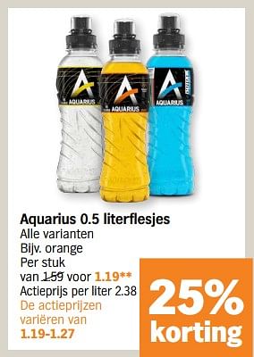 Promoties Aquarius orange - Aquarius - Geldig van 16/01/2023 tot 22/01/2023 bij Albert Heijn