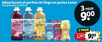 Lenor Adoucissant lenor - En promotion chez Kruidvat