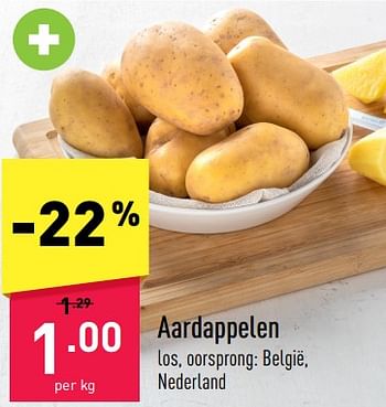 Promoties Aardappelen - Huismerk - Aldi - Geldig van 23/01/2023 tot 28/01/2023 bij Aldi