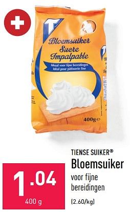 Promotions Bloemsuiker - Tiense Suiker - Valide de 27/01/2023 à 03/02/2023 chez Aldi
