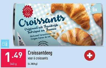 Promoties Croissantdeeg - Huismerk - Aldi - Geldig van 27/01/2023 tot 03/02/2023 bij Aldi