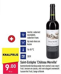 Saint-estèphe château merville-Rode wijnen