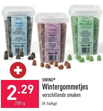 Promoties Wintergommetjes - SWING - Geldig van 27/01/2023 tot 03/02/2023 bij Aldi