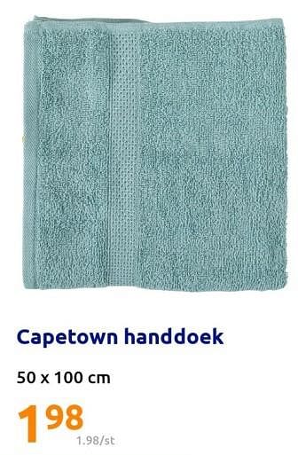 Promoties Capetown handdoek - Huismerk - Action - Geldig van 18/01/2023 tot 24/01/2023 bij Action
