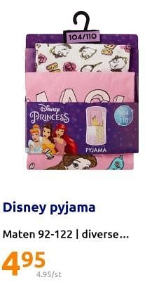 Promoties Disney pyjama - Disney - Geldig van 18/01/2023 tot 24/01/2023 bij Action