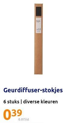 Promoties Geurdiffuser-stokjes - Huismerk - Action - Geldig van 18/01/2023 tot 24/01/2023 bij Action