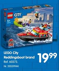 Lego city reddingsboot brand-Lego