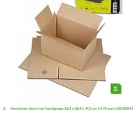Kartonnen doos met handgreep-Huismerk - Ava