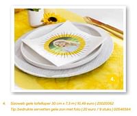 Sizoweb gele tafelloper-Huismerk - Ava