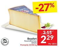 Beaufort rauwmelkse kaas-Beaufort