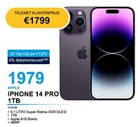 Apple iphone 14 pro 1tb-Apple